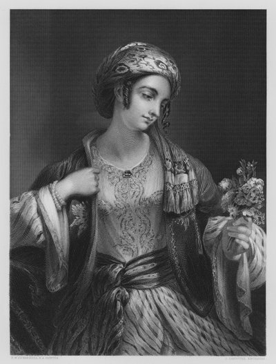 A Syrian Maid, from the Picture in the Vernon Gallery by Henry William (after) Pickersgill