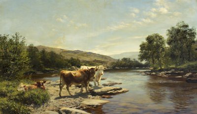 A Placid Morning on the Wye by Henry William Banks Davis