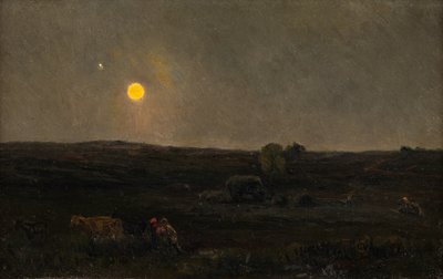 Full Moon, Picardy by Henry William Banks Davis