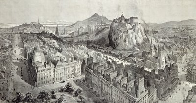 Edinburgh, engraved by H.W. Brewer and T. Griffiths by Henry William Brewer