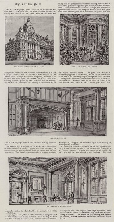 The Carlton Hotel by Henry William Brewer