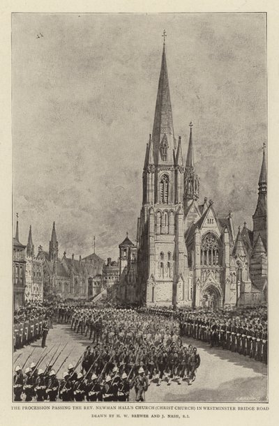 The Procession Passing the Reverend Newman Hall