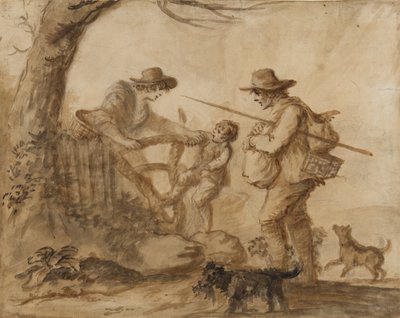 A Rustic Family by Henry William Bunbury