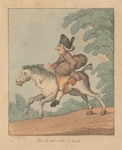 How to Ride Without a Bridle by Henry William Bunbury