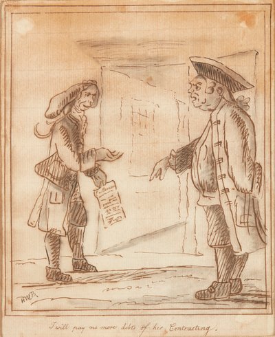 I Will Pay No More Debts of Her Contracting by Henry William Bunbury