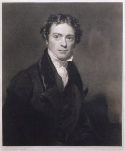 Portrait of Michael Faraday (1791-1867) Engraved by Samuel Cousins (1830) by Henry William Pickersgill