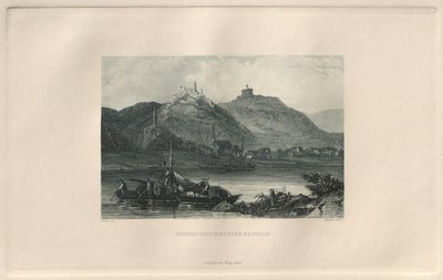 The Picturesque and Romantic Rhine: Kobern and Mathias Chapel, 1928 by Henry Winkles