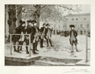 Bonaparte, the Novice, at the School of Brienne by Henry Wolf