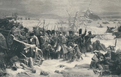 Marshal Ney Sustaining The Rear-Guard of the Grand Army by Henry Wolf