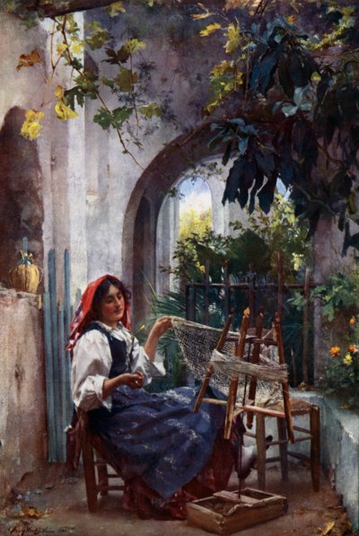 A Net Maker by Henry Woods