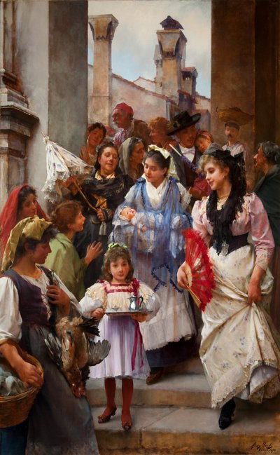 A Venetian Christening Party by Henry Woods