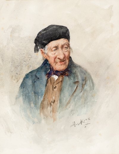 Portrait of an Old Man by Henry Wright Kerr