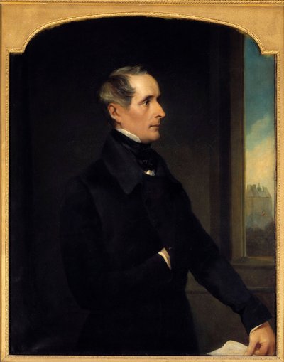 Portrait of Alphonse de Lamartine (1848) by Henry Wyndham Phillips