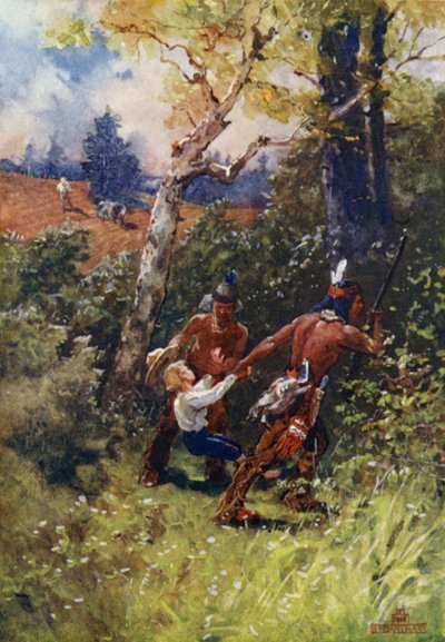 A Babe in the Backwoods by Henry after Sandham