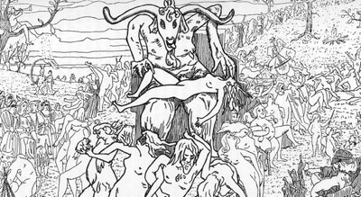 Sabbath Gathering by Henry de Malvost from 