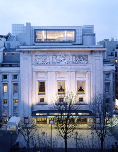 Theatre des Champs-Elysees by Henry van de Perret Auguste (1874 1954) & Perret Gustave (1876 1952) Velde