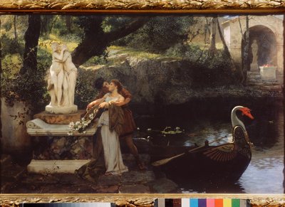 Following the Example of the Gods. Painting by Henryk Siemiradzki by Henryk Siemieradzki