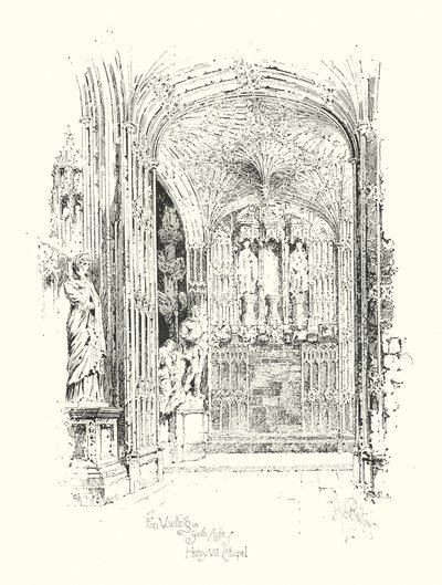 Fan Vaulting in South Aisle of Henry VII