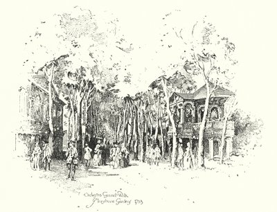 Orchestra Grand Walk, Marylebone Gardens by Herbert (after) Railton
