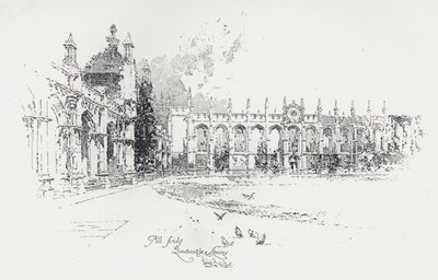 Quadrangle and library, All Souls