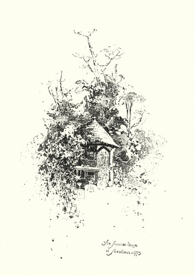 The Summer House, at Streatham, in 1773 by Herbert (after) Railton