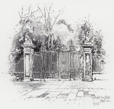 Wrought Iron Gates, Gray