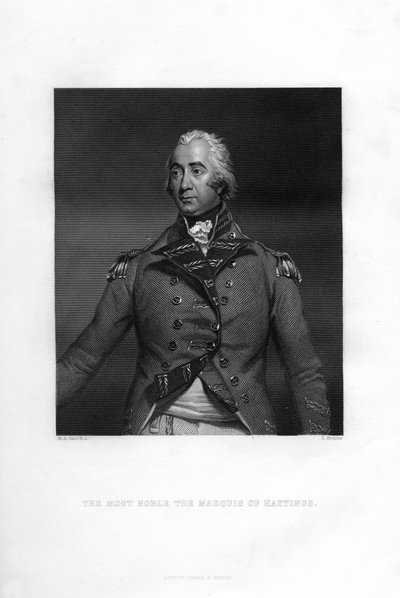 Francis Rawdon-Hastings, 1st Marquess of Hastings, Governor-General of India by Herbert Bourne
