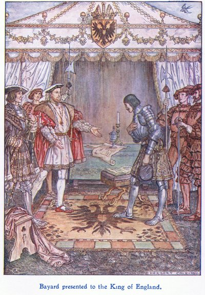 Bayard presented to the king of England (Henry VIII) by Herbert Cole