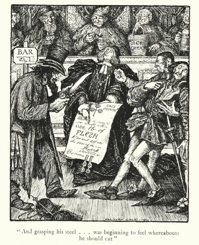 Ingoldsby Legends: The Merchant of Venice by Herbert Cole