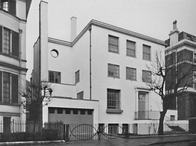 Exterior - House for Denys Lowson, Esq., Upper Phillimore Gardens, London, 1939 by Herbert Felton