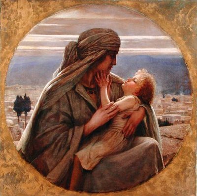 An Evening in Nazareth by Herbert Gustave Schmalz
