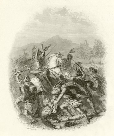Battle of Flodden by Herbert Gustave Schmalz
