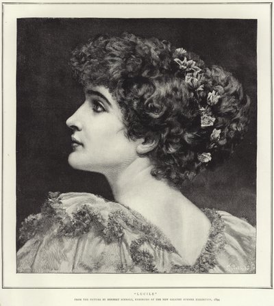 Lucille, by Herbert Schmalz by Herbert Gustave Schmalz