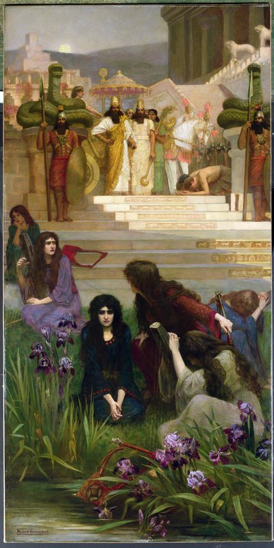 The Daughters of Judah in Babylon by Herbert Gustave Schmalz