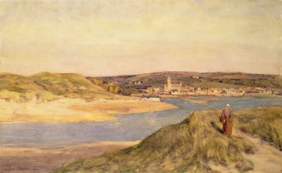 Hayle from Lelant, Cornwall by Herbert Hughes Stanton
