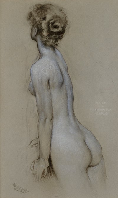 A Naiad in The Lament for Icarus by Herbert James Draper
