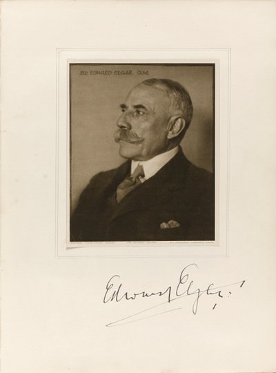 Portrait of the Composer Sir Edward William Elgar, 1923 by Herbert Lambert