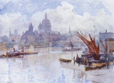 Blackfriars Reach by Herbert Menzies (after) Marshall