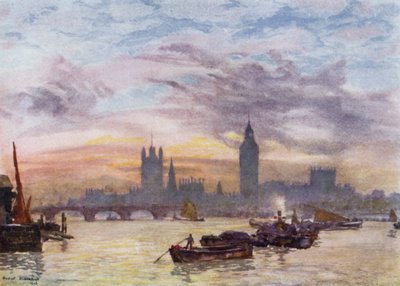 Westminster Towers by Herbert Menzies (after) Marshall