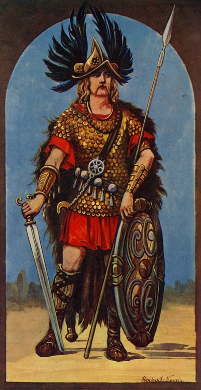 Hengist, Chief of the Angles A.D. 449 by Herbert Norris