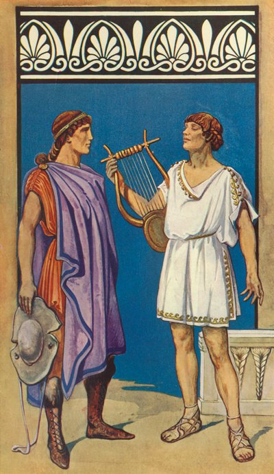 The Crinkled Chiton and the Chlamys Left, The Chiton Right by Herbert Norris