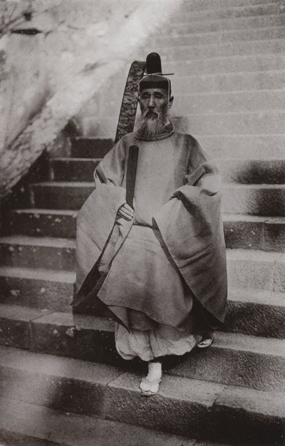 A Shinto Priest by Herbert Ponting