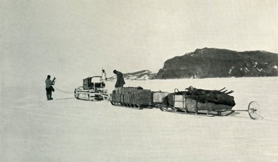 Days Motor Under Way, November 1911 by Herbert Ponting