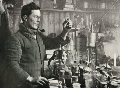 Dr. Atkinson in his Laboratory, 15 September 1911 by Herbert Ponting