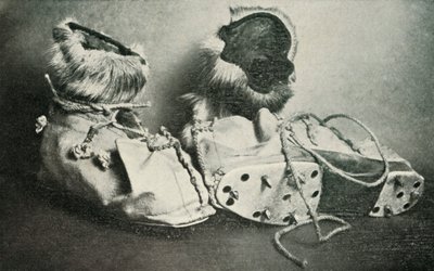 Finnesko with Crampons by Herbert Ponting
