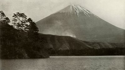 Fuji from Nishi-No-Umi by Herbert Ponting