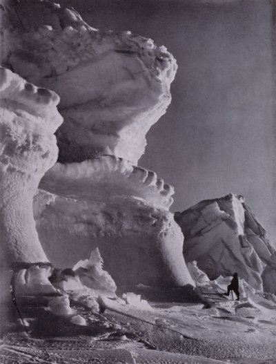 Ice Bastions of the Castle Berg by Herbert Ponting