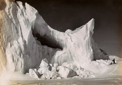 Ice Castle at the End of Winter Filmed During the English Expedition to the Antarctic by Herbert Ponting