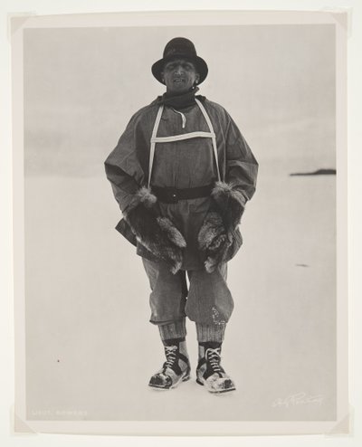 Lieut. Bowers during the Terra Nova Expedition (1910-13) to the South Pole by Herbert Ponting