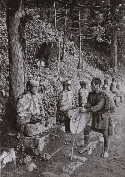 Meditation, a Study at Gamman-ga-Fuchi, Nikko by Herbert Ponting